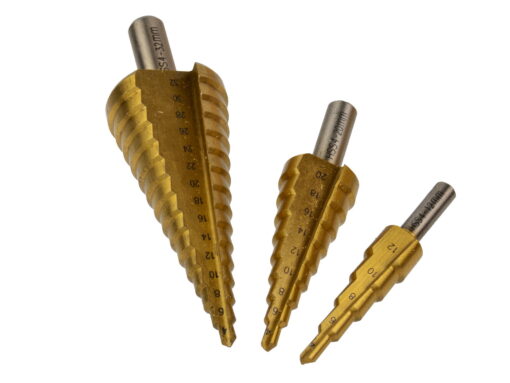 Astmeliste puuride komplekt HSS TiN 3-osaline (4-32mm)
