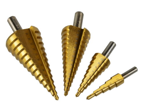Astmeliste puuride komplekt HSS TiN 4tk