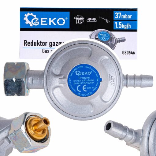 Gaasireduktor 37mbar 1,5kg/h