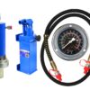 Hüdraulilise pressi komplekt 30T, pump, silinder ja manomeeter