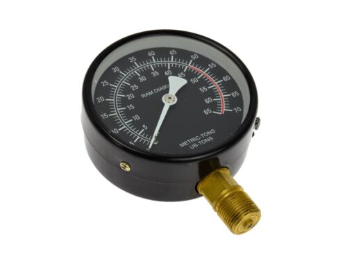 Hüdraulilise pressi komplekt 50T, pump, silinder ja manomeeter