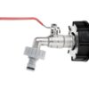 IBC komplekt: S60x6 mutter + 3/4" kraan + nippel