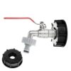 IBC komplekt: S60x6 mutter + 3/4" kraan + nippel