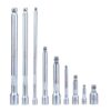 Kallutatavate pikenduste komplekt 1/4" 3/8" 1/2" CrV 9 tk