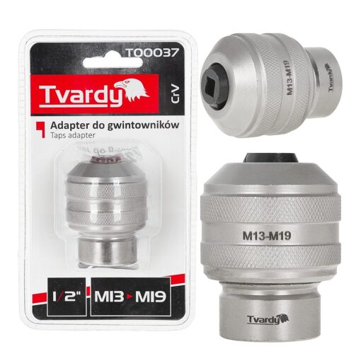 Keermepuuri adapter 1/2" M13-M19 CrV Keermepuuri adapter 1/2" M13-M19 CrV