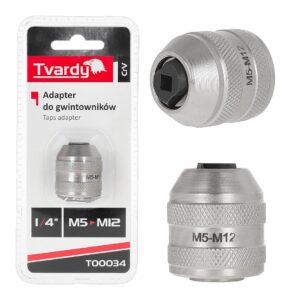 Keermepuuri adapter 1/4" M5-M12 CrV