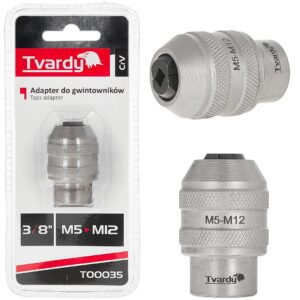 Keermepuuri adapter 3/8" M5-M12 CrV