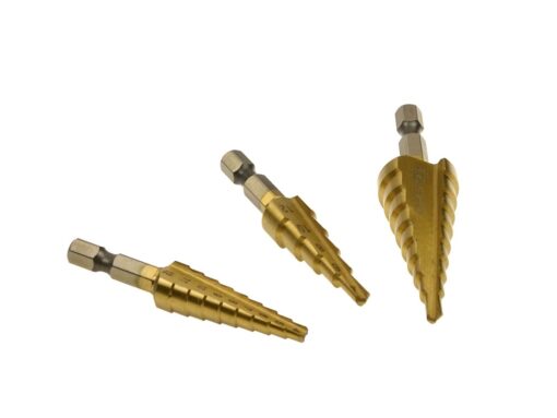 Koonuspuuride komplekt 1/4" Hex 3-osaline (3-12, 4-12, 4-20mm) Koonuspuuride komplekt 1/4" Hex 3-osaline (3-12, 4-12, 4-20mm)