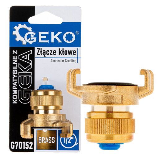 Küünisliitmik 1/2" voolikule, messing, GEKA ühilduv