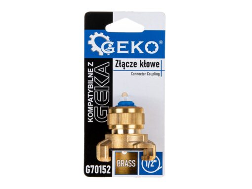Küünisliitmik 1/2" voolikule, messing, GEKA ühilduv