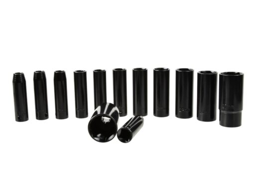 Löökpadrunite komplekt 1/2" 13el. 10-30mm Cr-Mo Löökpadrunite komplekt 1/2" 13el. 10-30mm G0501