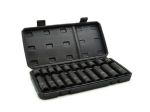 Löökpadrunite komplekt 1/2", lühikesed ja pikad, 10-19mm, 20-osaline