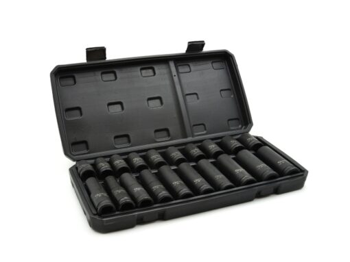 Löökpadrunite komplekt 1/2", lühikesed ja pikad, 10-19mm, 20-osaline