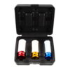 Löökpadrunite komplekt valuvelgedele, 3-osaline (17, 19, 21 mm) Valuvelje padrun 17mm 19mm 21mm