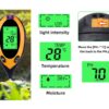 Mullaanalüsaator: pH, temperatuur, valgustus ja niiskus Happemõõtur - mulla pH-, temperatuuri- ja valgustusmõõtur