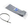 Nailonist kaablisidemed, mustad 450x9.0mm UV, 50tk