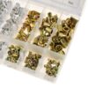 Neetmutrite komplekt alumiinium/teras, 300-osaline Neetmutrite komplekt alumiinium ja teras M3-M10 300 osa