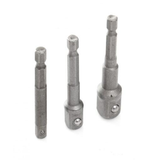 Padruniadapterite komplekt kruvikeerajale 1/4", 3/8", 1/2" Padruniadapterite komplekt kruvikeerajale 1/4", 3/8", 1/2"