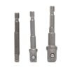 Padruniadapterite komplekt kruvikeerajale 1/4", 3/8", 1/2" Padruniadapterite komplekt kruvikeerajale 1/4", 3/8", 1/2"