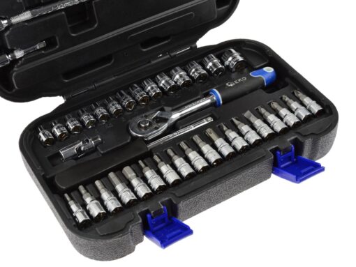 Padrunvõtmete komplekt 1/4", 38-osaline Padrunvõtmete komplekt 1/4