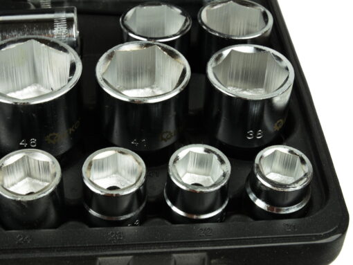 Padrunvõtmete komplekt 3/4", 26-osaline, 21-65mm Padrunikomplekt 26 osa 3/4