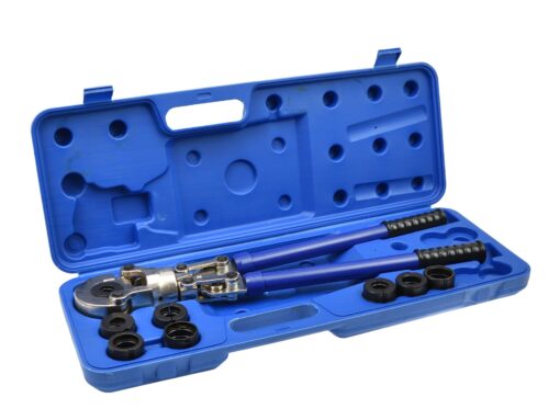 Presstangid PEX-AL-PEX torudele 16-32mm + 8 matriitsi Presstangid PEX-AL-PEX torudele 16-32mm + 8 matriitsi
