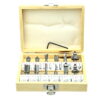 Puidufreeside komplekt, 12-osaline, 8mm saba Ülafreeside kompl. Puidule 12 osa. Saba 8mm