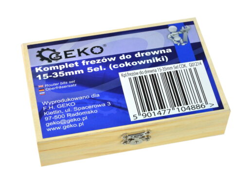 Puidufreeside komplekt 5-osaline, 15-35mm Tapipuuride komplekt, 5 osa 15-20-25-30-35mm