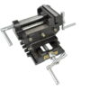 Ristliikumisega kruustangid 100mm Puurpingi kruustangid X*Y 100mm