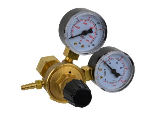 Rõhureduktor kahe manomeetriga, CO2/ARGON Reduktor CO2/ARGOON (0034)