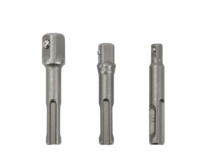 SDS PLUS adapterite komplekt padrunitele, 3-osaline