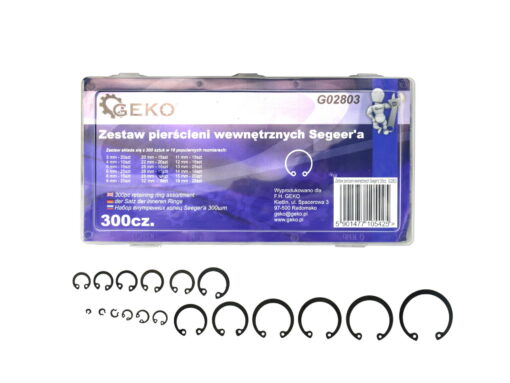 Sisemiste Seeger-rõngaste komplekt, 300-osaline Stopperseibide komplekt (sise) 3-32mm 300tk