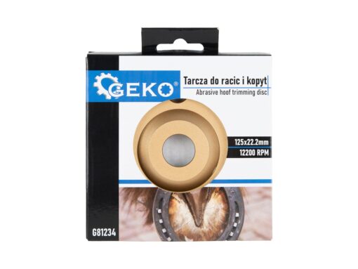 Sõra- ja kabjakorrektsiooni ketas 125mm - keskmise teraga