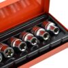 TORX Padrunikomplekt E10-E24 CrV 1/2 10osa /metall karp/