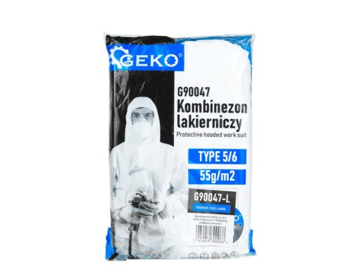 Värvimiskombinesoon kapuutsiga 55g/m2 tüüp 5/6 - suurus L Värvimiskombinesoon kapuutsiga 55g/m2 tüüp 5/6 - suurus L