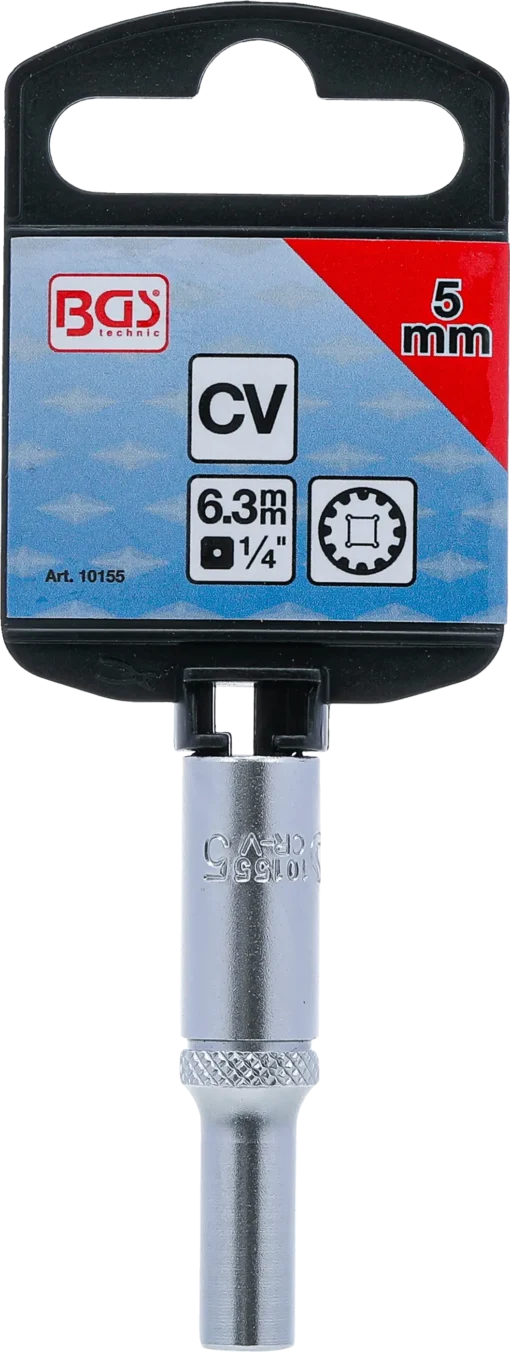 Hylsy Gear Lock, syvä – 6,3 mm (1/4") – 5 mm -4