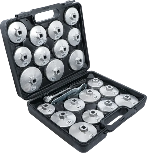 1035_01 Öljynsuodatinavainsarja – alumiinipainevalu – 12,5 mm (1/2") – 23-os. -2